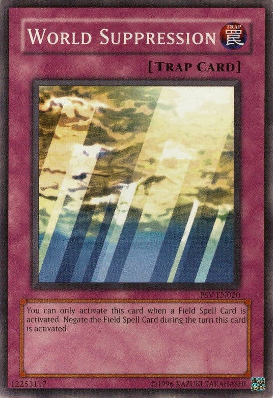 Image for World Suppression (Pharaoh's Servant (Worldwide English)) (PSV-EN020) - YuGiOh