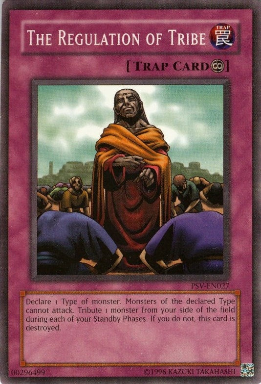 Image for The Regulation of Tribe (Pharaoh's Servant (Worldwide English)) (PSV-EN027) - YuGiOh