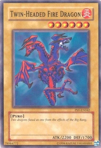 Image for Twin-Headed Fire Dragon (Pharaoh's Servant (Worldwide English)) (PSV-EN042) - YuGiOh