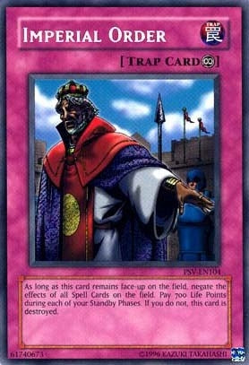 Image for Imperial Order (Pharaoh's Servant (Worldwide English)) (PSV-EN104) - YuGiOh