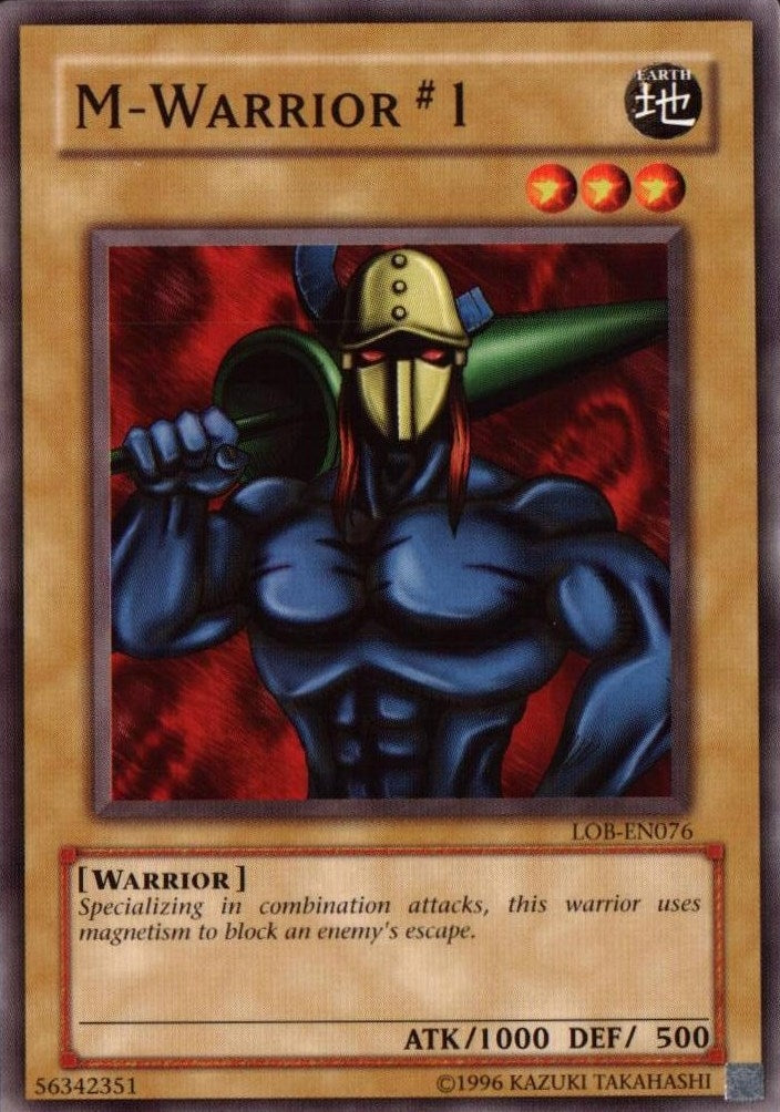 Image for M-Warrior #1 (Legend of Blue Eyes White Dragon (Worldwide English)) (LOB-EN076) - YuGiOh