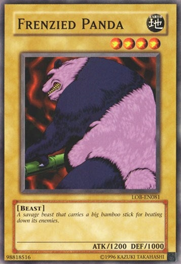 Image for Frenzied Panda (Legend of Blue Eyes White Dragon (Worldwide English)) (LOB-EN081) - YuGiOh