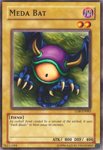Image for Meda Bat (Legend of Blue Eyes White Dragon (Worldwide English)) (LOB-EN083) - YuGiOh