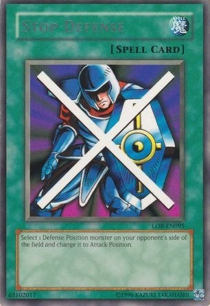 Image for Stop Defense (Legend of Blue Eyes White Dragon (Worldwide English)) (LOB-EN095) - YuGiOh