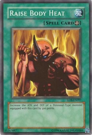 Image for Raise Body Heat (Legend of Blue Eyes White Dragon (Worldwide English)) (LOB-EN097) - YuGiOh