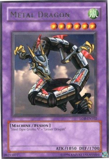 Image for Metal Dragon (Legend of Blue Eyes White Dragon (Worldwide English)) (LOB-EN102) - YuGiOh