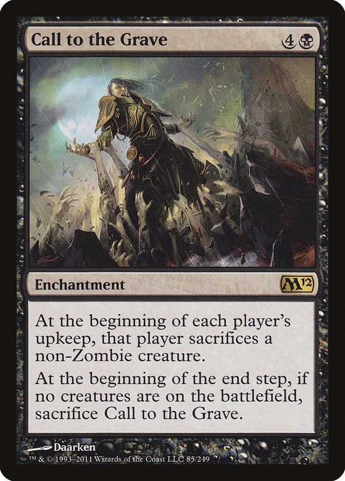 Image for Call to the Grave (Magic 2012 (M12)) (85) - Magic: The Gathering