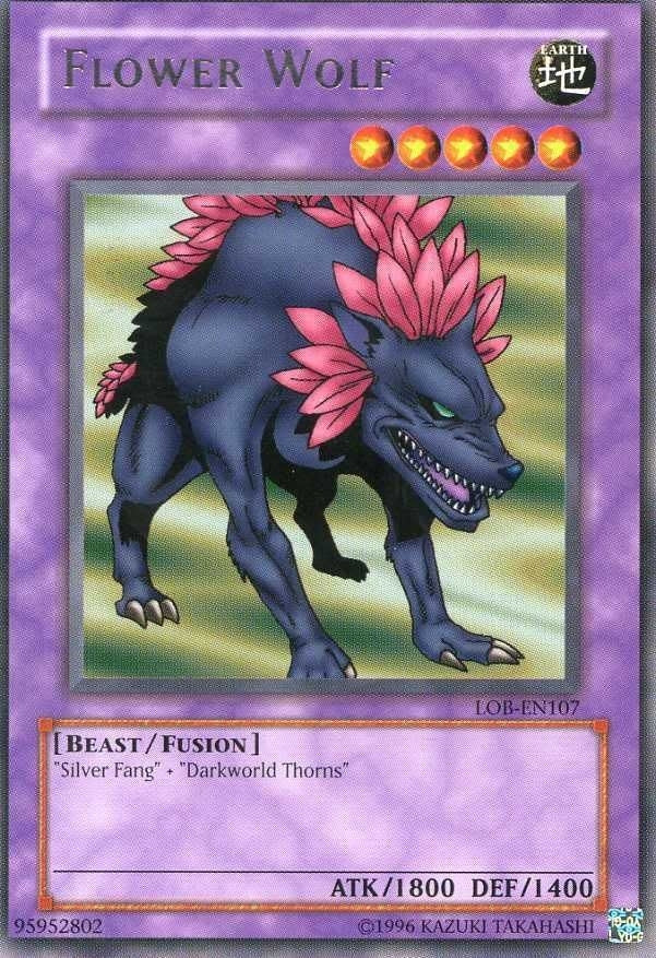 Image for Flower Wolf (Legend of Blue Eyes White Dragon (Worldwide English)) (LOB-EN107) - YuGiOh