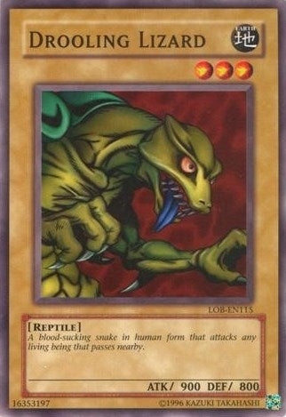 Image for Drooling Lizard (Legend of Blue Eyes White Dragon (Worldwide English)) (LOB-EN115) - YuGiOh