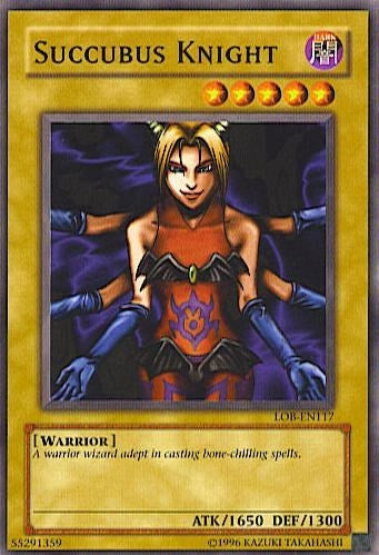 Image for Succubus Knight (Legend of Blue Eyes White Dragon (Worldwide English)) (LOB-EN117) - YuGiOh