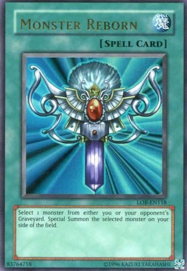 Image for Monster Reborn (Legend of Blue Eyes White Dragon (Worldwide English)) (LOB-EN118) - YuGiOh