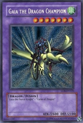 Image for Gaia the Dragon Champion (Legend of Blue Eyes White Dragon (Worldwide English)) (LOB-EN125) - YuGiOh