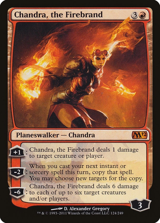 Image for Chandra, the Firebrand (Magic 2012 (M12)) (124) - Magic: The Gathering