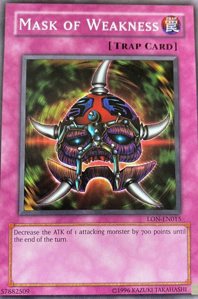 Image for Mask of Weakness (Labyrinth of Nightmare (Worldwide English)) (LON-EN015) - YuGiOh