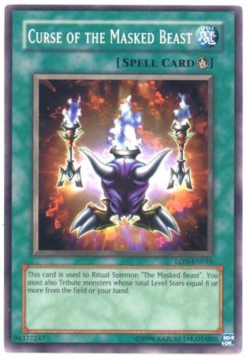 Image for Curse of the Masked Beast (Labyrinth of Nightmare (Worldwide English)) (LON-EN016) - YuGiOh