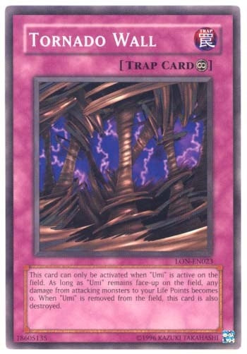 Image for Tornado Wall (Labyrinth of Nightmare (Worldwide English)) (LON-EN023) - YuGiOh