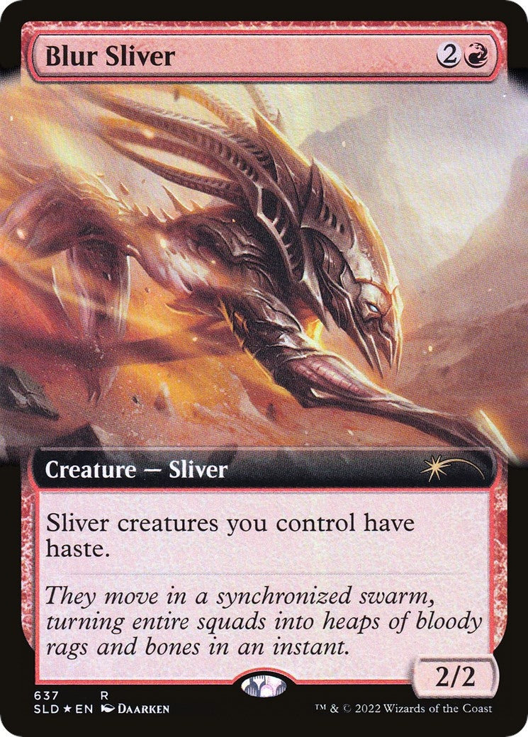 Image for Blur Sliver (Extended Art) (Secret Lair Drop Series) (637) - Magic: The Gathering