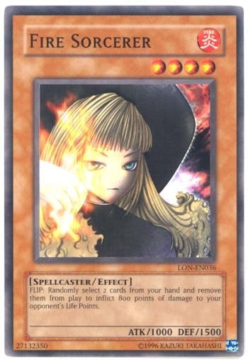 Image for Fire Sorcerer (Labyrinth of Nightmare (Worldwide English)) (LON-EN036) - YuGiOh