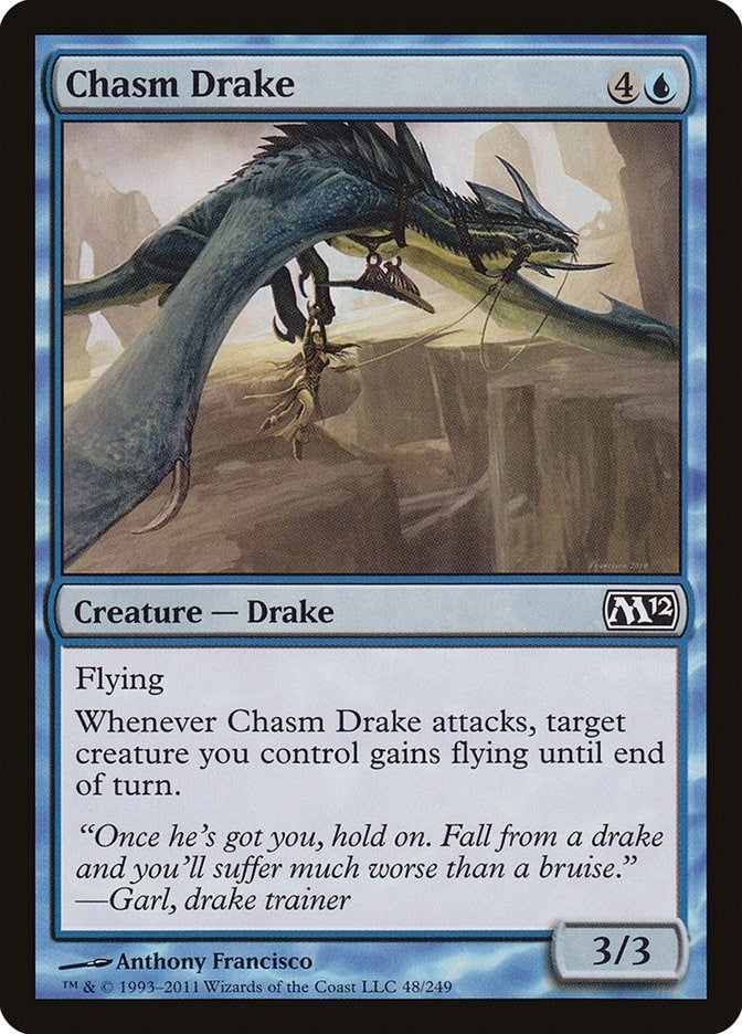 Image for Chasm Drake (Magic 2012 (M12)) (48) - Magic: The Gathering