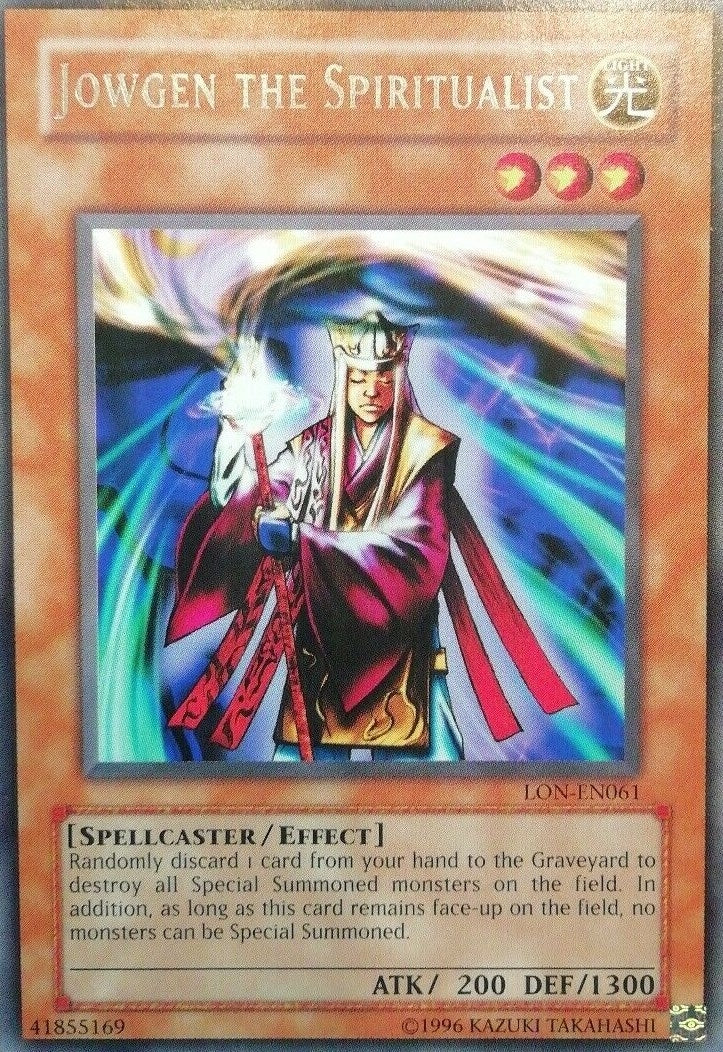 Image for Jowgen the Spiritualist (Labyrinth of Nightmare (Worldwide English)) (LON-EN061) - YuGiOh