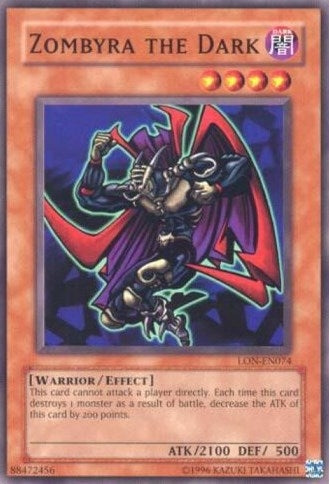 Image for Zombyra the Dark (Labyrinth of Nightmare (Worldwide English)) (LON-EN074) - YuGiOh