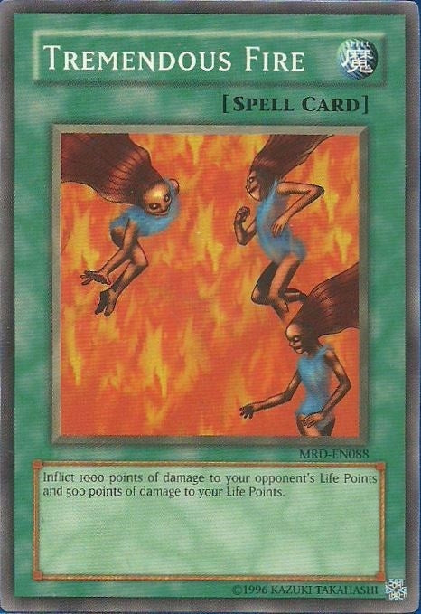 Image for Tremendous Fire (Metal Raiders (Worldwide English)) (MRD-EN088) - YuGiOh