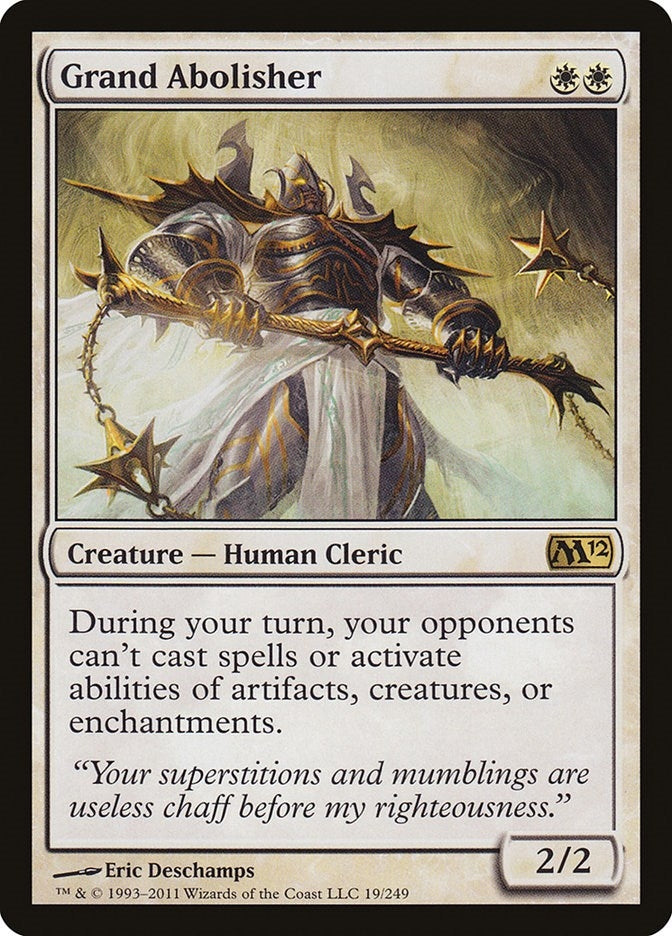 Image for Grand Abolisher (Magic 2012 (M12)) (19) - Magic: The Gathering