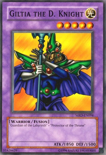 Image for Giltia the D. Knight (Metal Raiders (Worldwide English)) (MRD-EN094) - YuGiOh
