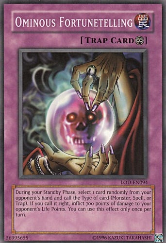 Image for Ominous Fortunetelling (Legacy of Darkness (Worldwide English)) (LOD-EN094) - YuGiOh