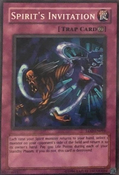 Image for Spirit's Invitation (Legacy of Darkness (Worldwide English)) (LOD-EN095) - YuGiOh