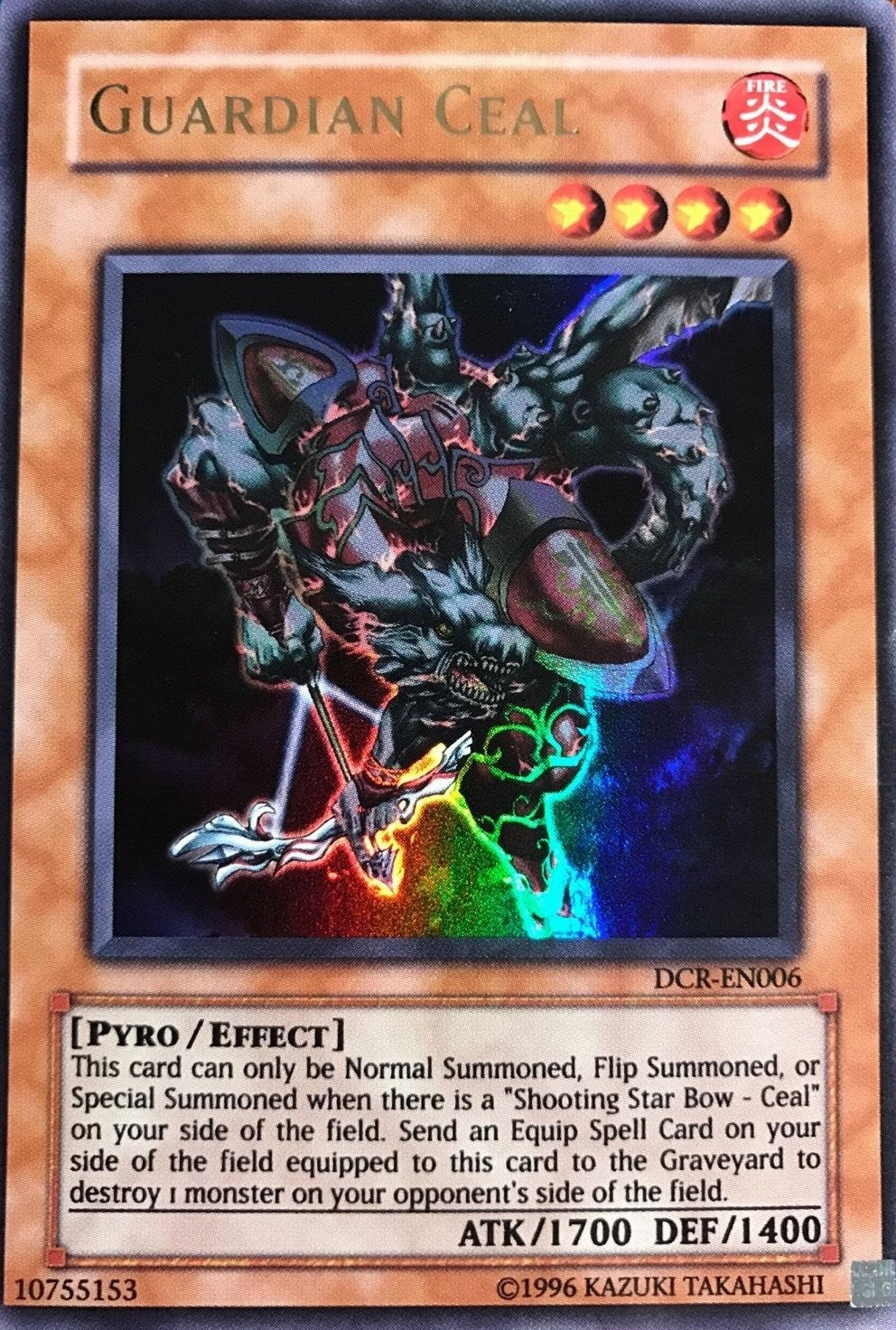 Image for Guardian Ceal (Dark Crisis (Worldwide English)) (DCR-EN006) - YuGiOh