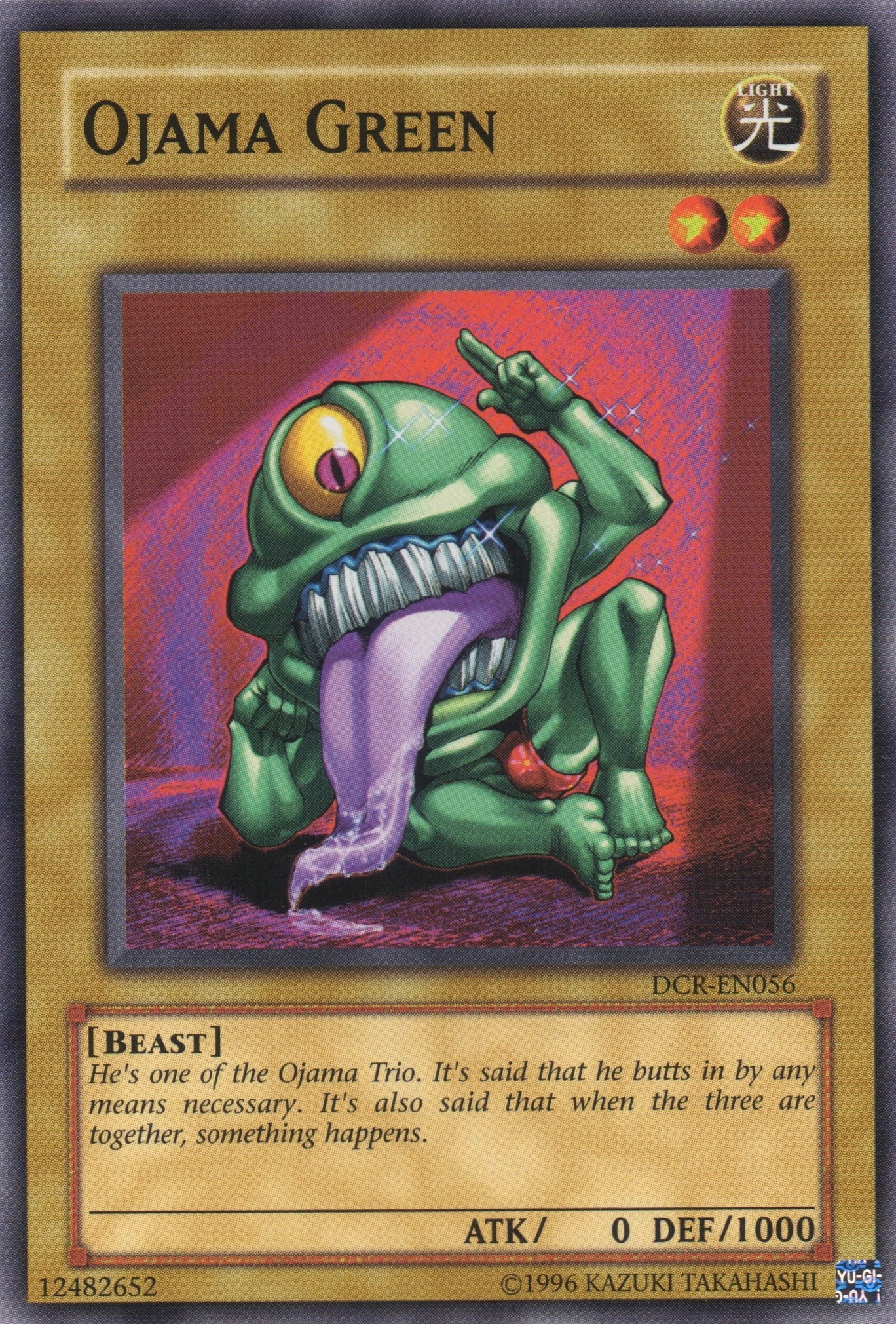 Image for Ojama Green (Dark Crisis (Worldwide English)) (DCR-EN056) - YuGiOh