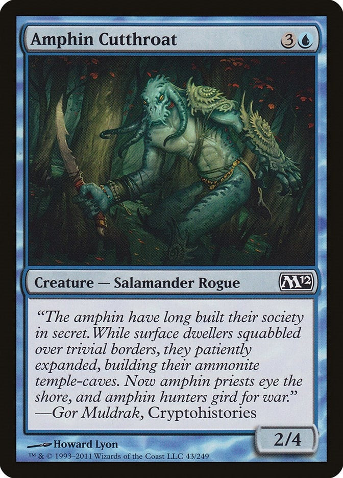 Image for Amphin Cutthroat (Magic 2012 (M12)) (43) - Magic: The Gathering
