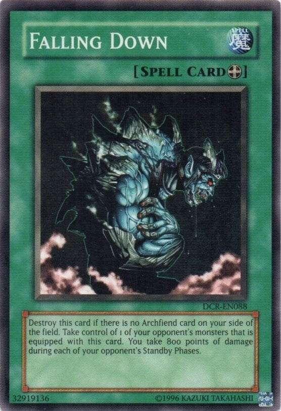 Image for Falling Down (Dark Crisis (Worldwide English)) (DCR-EN088) - YuGiOh