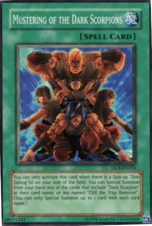 Image for Mustering of the Dark Scorpions (Dark Crisis (Worldwide English)) (DCR-EN093) - YuGiOh