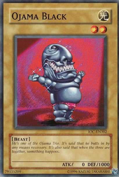 Image for Ojama Black (Invasion of Chaos (Worldwide English)) (IOC-EN002) - YuGiOh