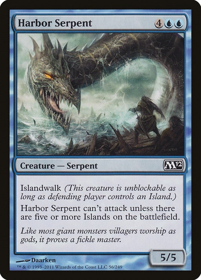 Image for Harbor Serpent (Magic 2012 (M12)) (56) - Magic: The Gathering