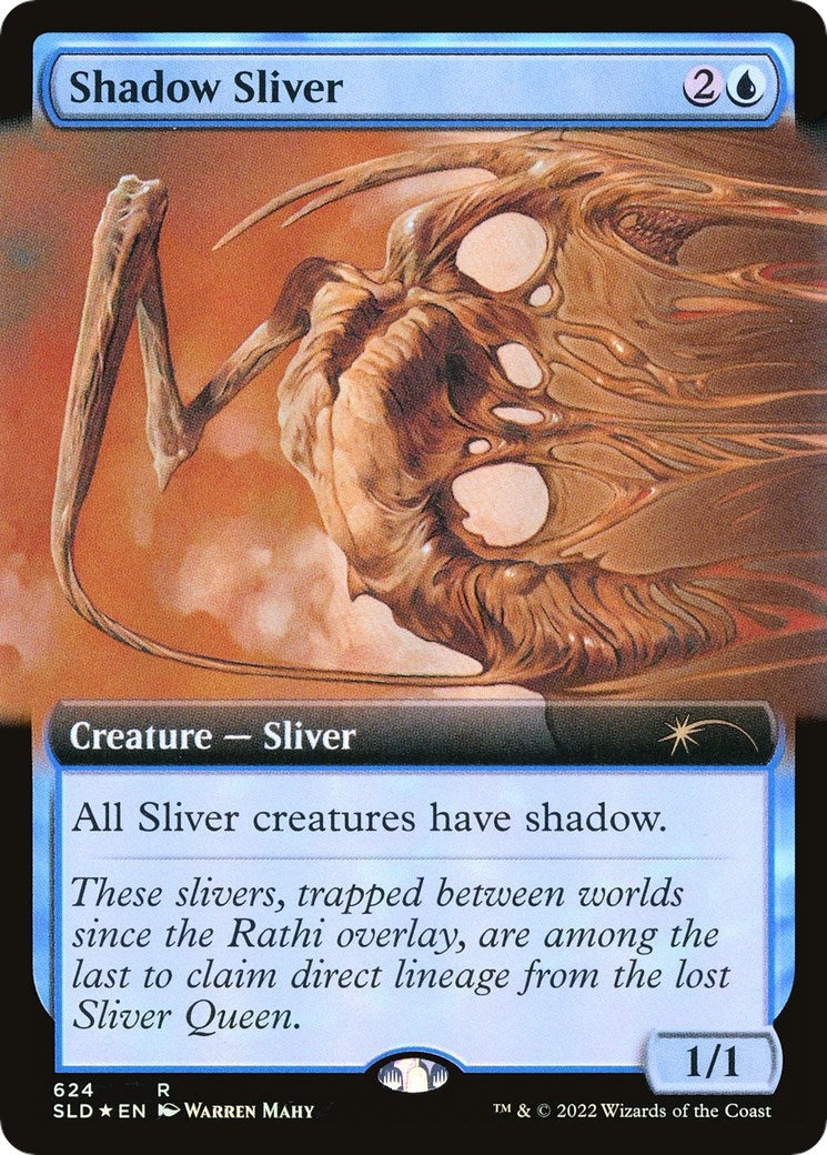 Image for Shadow Sliver (Extended Art) (Secret Lair Drop Series) (624) - Magic: The Gathering