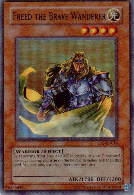 Image for Freed the Brave Wanderer (Invasion of Chaos (Worldwide English)) (IOC-EN014) - YuGiOh