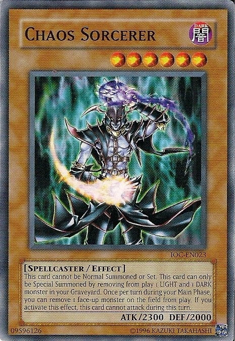 Image for Chaos Sorcerer (Invasion of Chaos (Worldwide English)) (IOC-EN023) - YuGiOh