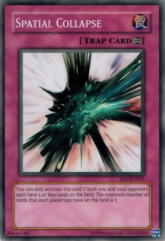 Image for Spatial Collapse (Invasion of Chaos (Worldwide English)) (IOC-EN051) - YuGiOh