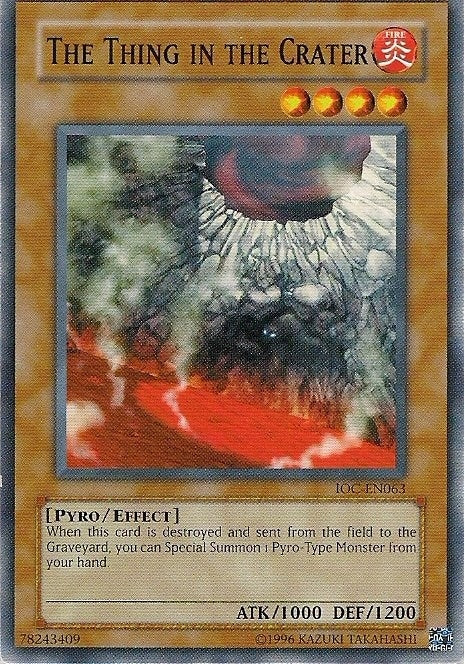 Image for The Thing in the Crater (Invasion of Chaos (Worldwide English)) (IOC-EN063) - YuGiOh
