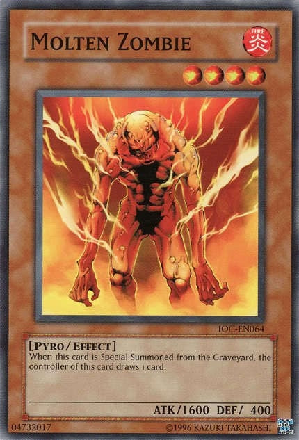 Image for Molten Zombie (Invasion of Chaos (Worldwide English)) (IOC-EN064) - YuGiOh