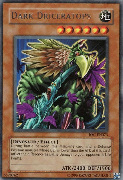 Image for Dark Driceratops (Invasion of Chaos (Worldwide English)) (IOC-EN073) - YuGiOh