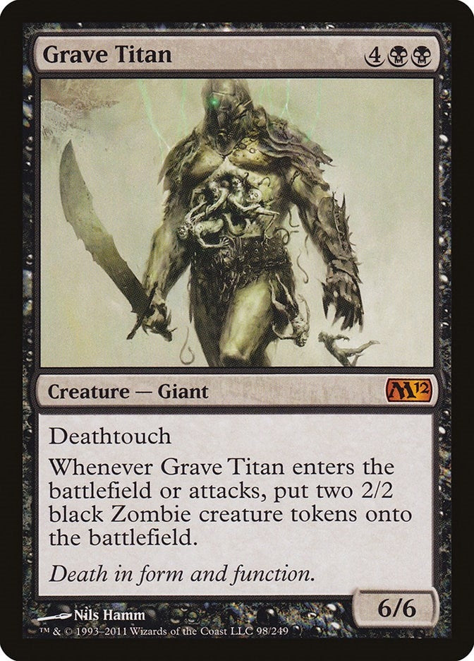 Image for Grave Titan (Magic 2012 (M12)) (98) - Magic: The Gathering