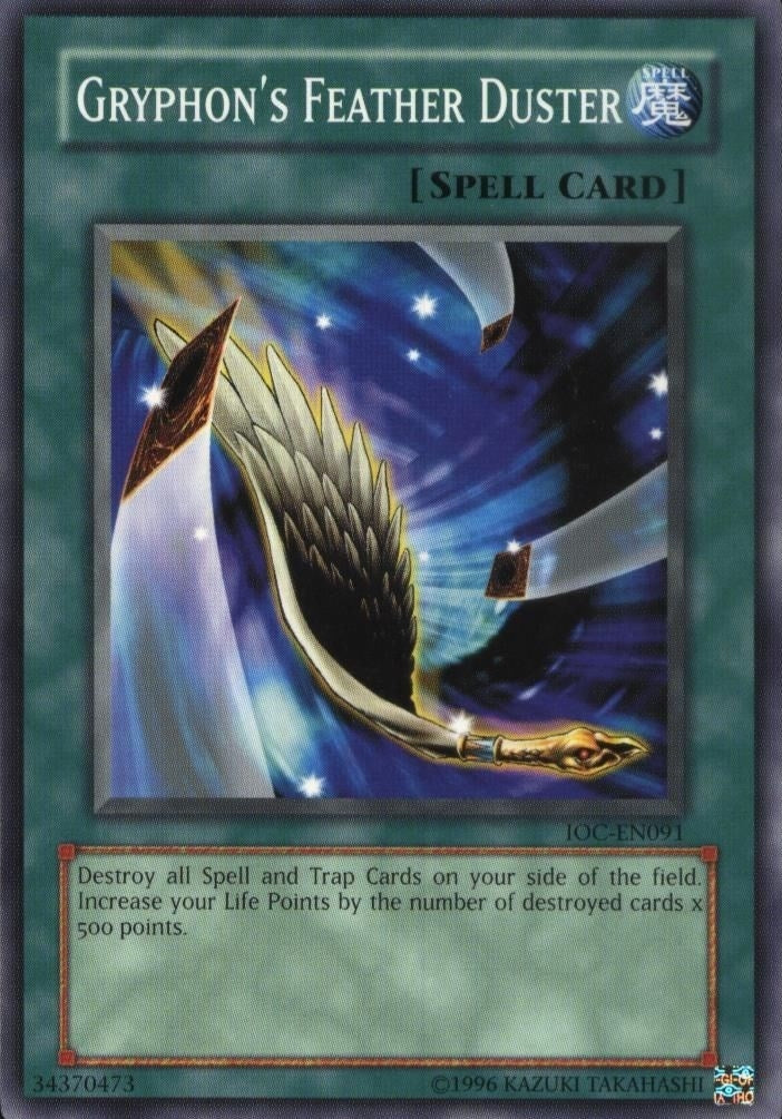 Image for Gryphon's Feather Duster (Invasion of Chaos (Worldwide English)) (IOC-EN091) - YuGiOh