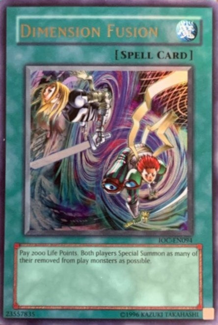 Image for Dimension Fusion (Invasion of Chaos (Worldwide English)) (IOC-EN094) - YuGiOh