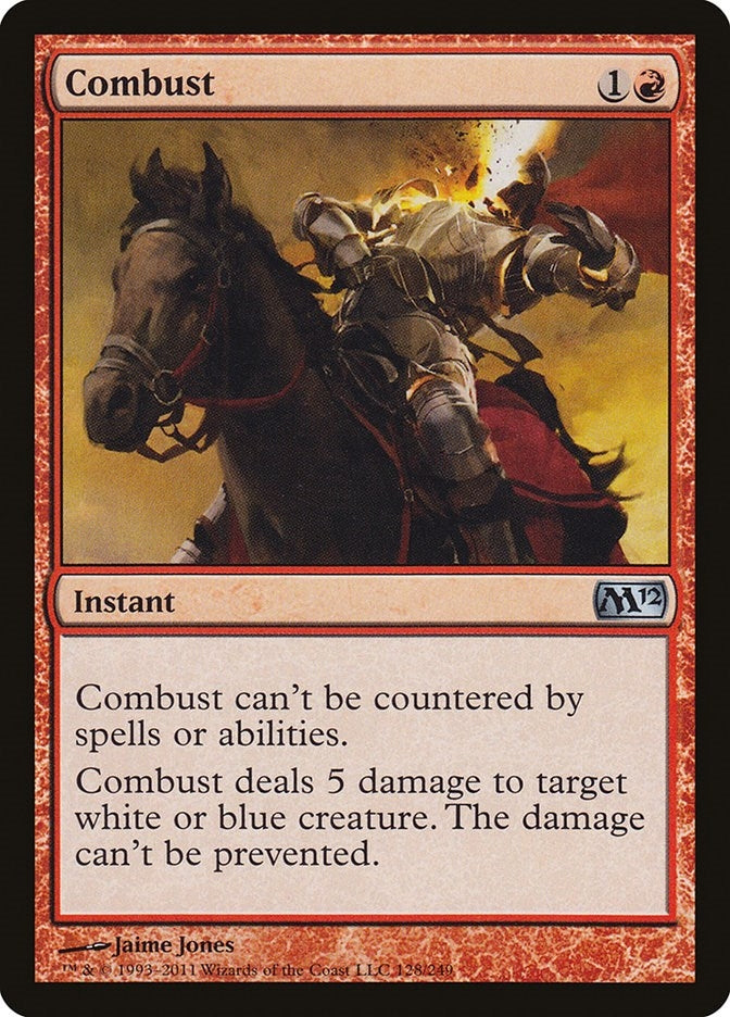 Image for Combust (Magic 2012 (M12)) (128) - Magic: The Gathering