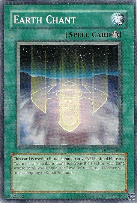 Image for Earth Chant (Invasion of Chaos (Worldwide English)) (IOC-EN099) - YuGiOh