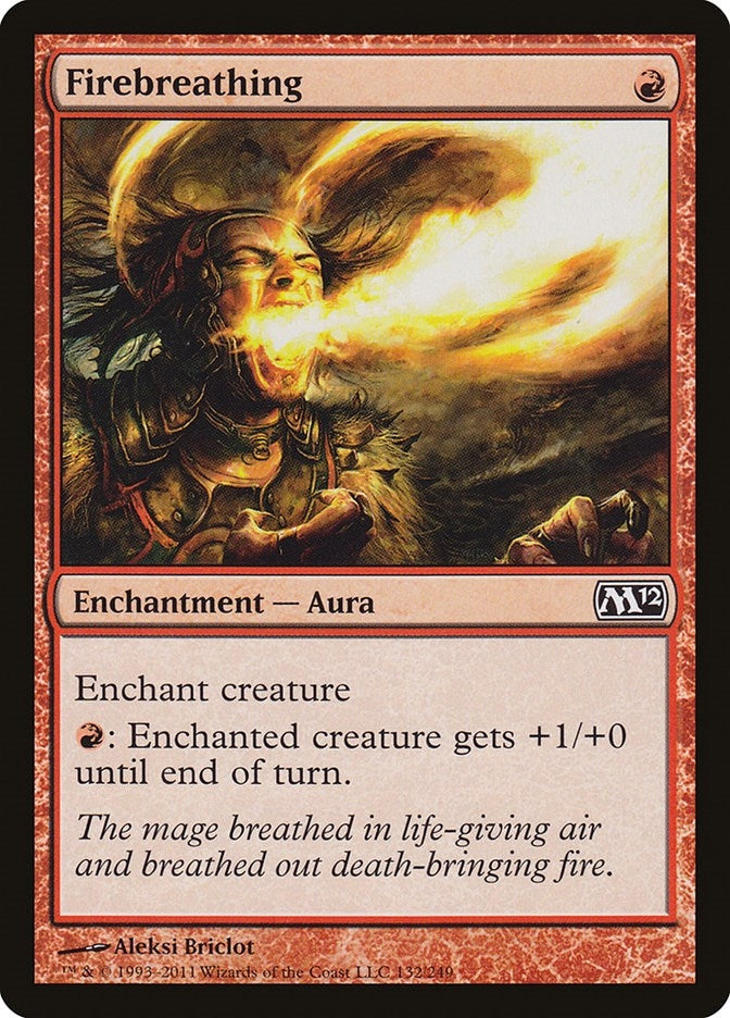 Image for Firebreathing (Magic 2012 (M12)) (132) - Magic: The Gathering
